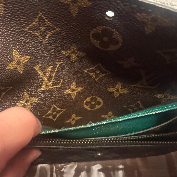 Louis Vuitton Brown Monogram Clutch - VERY USED! Please read the description!